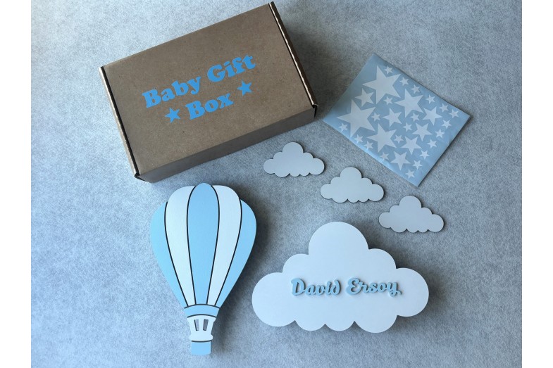 BlueLove 2'li Lamba Bebek Hediye Kutusu